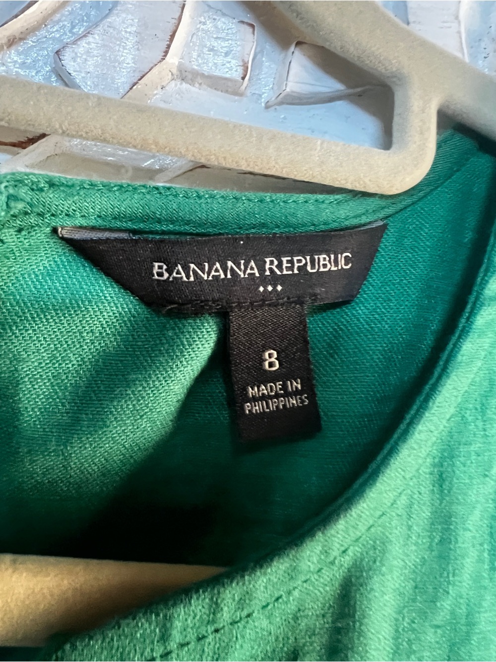 Banana Republic Emerald Green Sleeveless Midi Dress with Belt - Picture 2 of 2